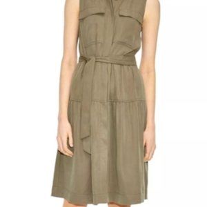 Maison Jules Olive Utility Dress- Size Small